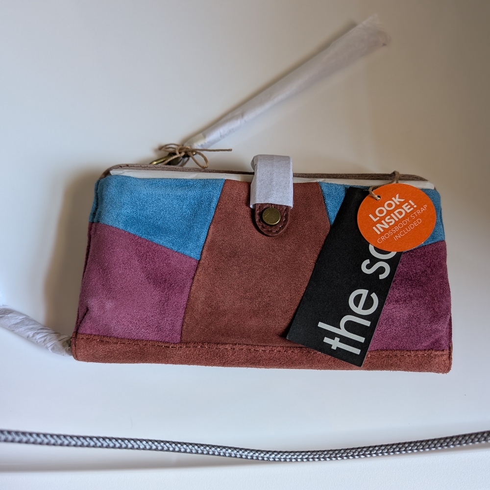 The Sak Colorful Suede Women's Clutch